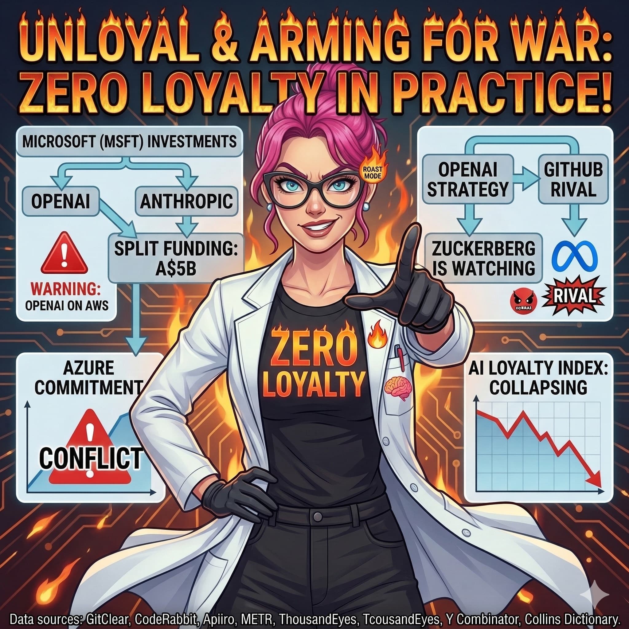 Zara visual on Microsoft and OpenAI strategic rivalry